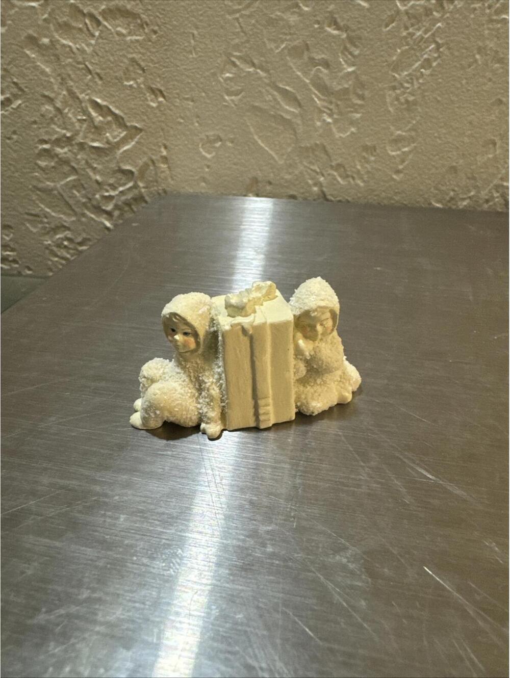 Vintage  Snow Babies Waiting For Christmas Figurine